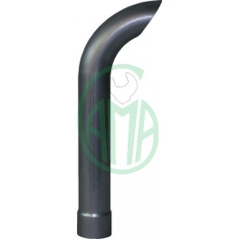 Tubo curvato 80x600